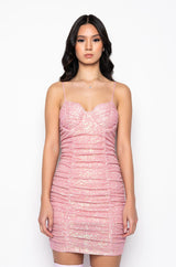 WAIT ON IT SEQUINS MINI DRESS