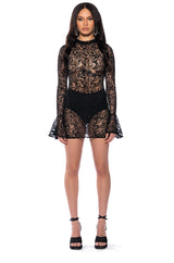 WAITING ON YOU SHEER MINI DRESS