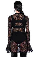 WAITING ON YOU SHEER MINI DRESS