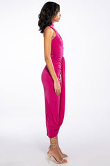 WALK THE WALK SLEEVELESS MIDI DRESS