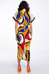 WALK WITH ME COLLARED BUTTON DOWN DRESS