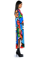 WANDERLUST BUTTON DOWN MAXI DRESS