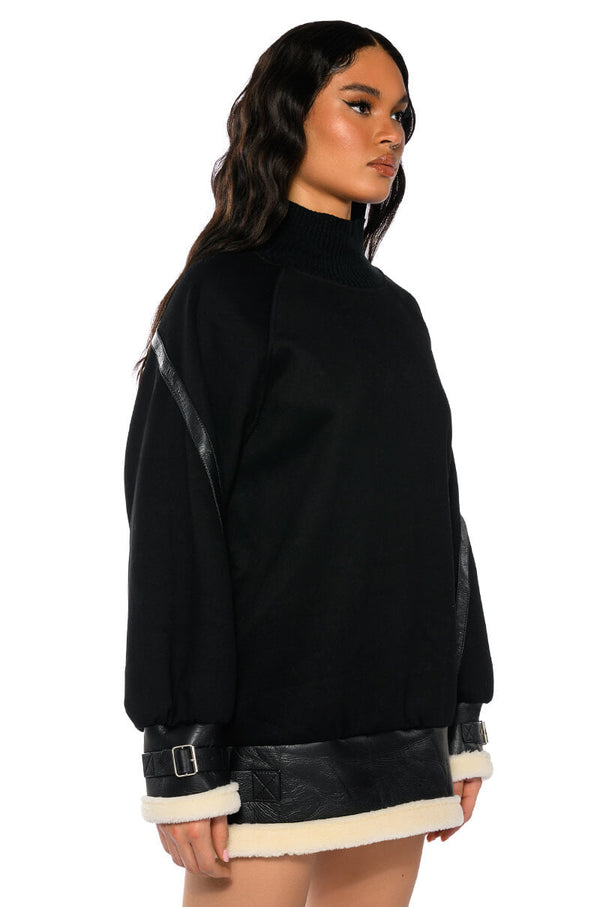 WASTE MY TIME PULL OVER MINI DRESS