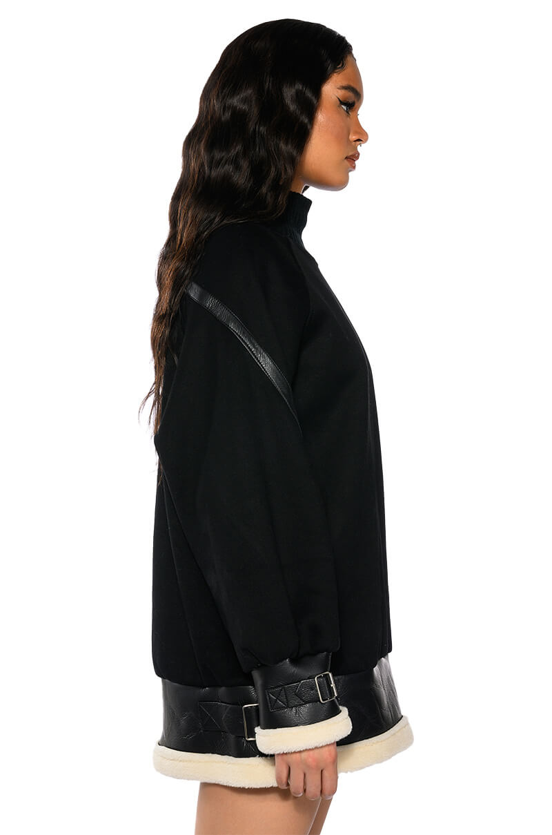 WASTE MY TIME PULL OVER MINI DRESS