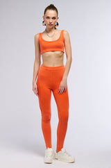 WE BELONG TOGETHER LEGGING IN ORANGE