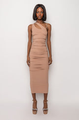 WHAT I WANT MAXI BANDAGE DRESS