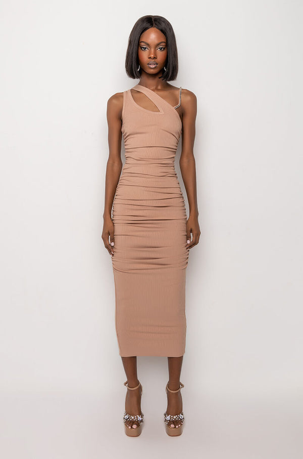 WHAT I WANT MAXI BANDAGE DRESS