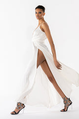 WHAT YOU CALL IT HIGH SLIT MAXI DRESS