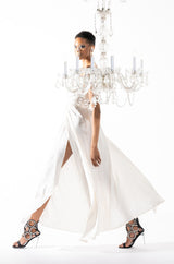 WHAT YOU CALL IT HIGH SLIT MAXI DRESS