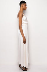 WHAT YOU CALL IT HIGH SLIT MAXI DRESS