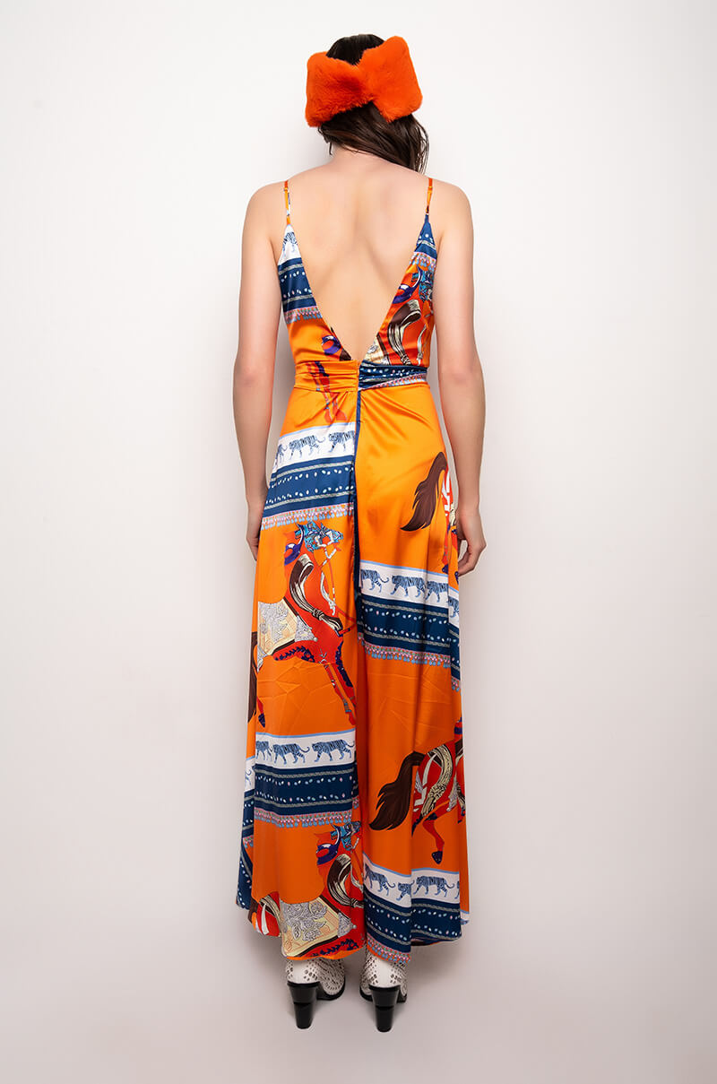 WHAT YOU CALL IT HIGH SLIT MAXI DRESS