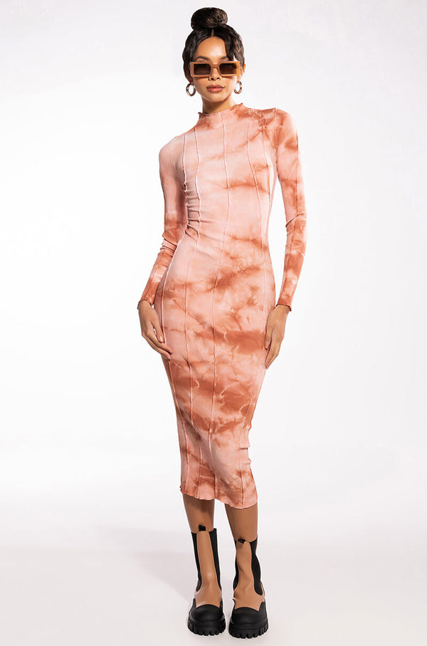 WHAT YOU NEED TIE DYE MAXI DRESS