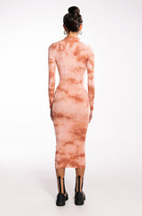 WHAT YOU NEED TIE DYE MAXI DRESS