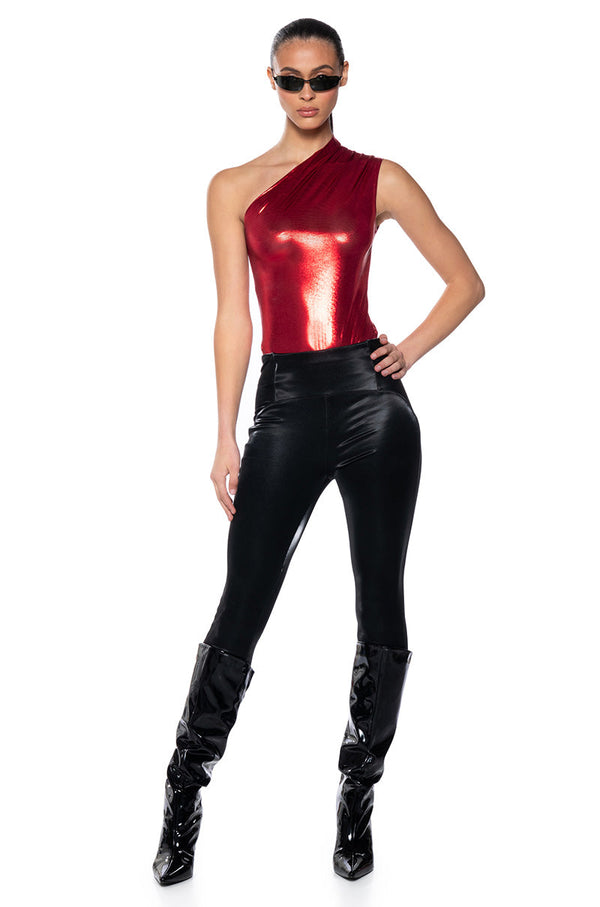 WILD CHILD METALLIC BODYSUIT