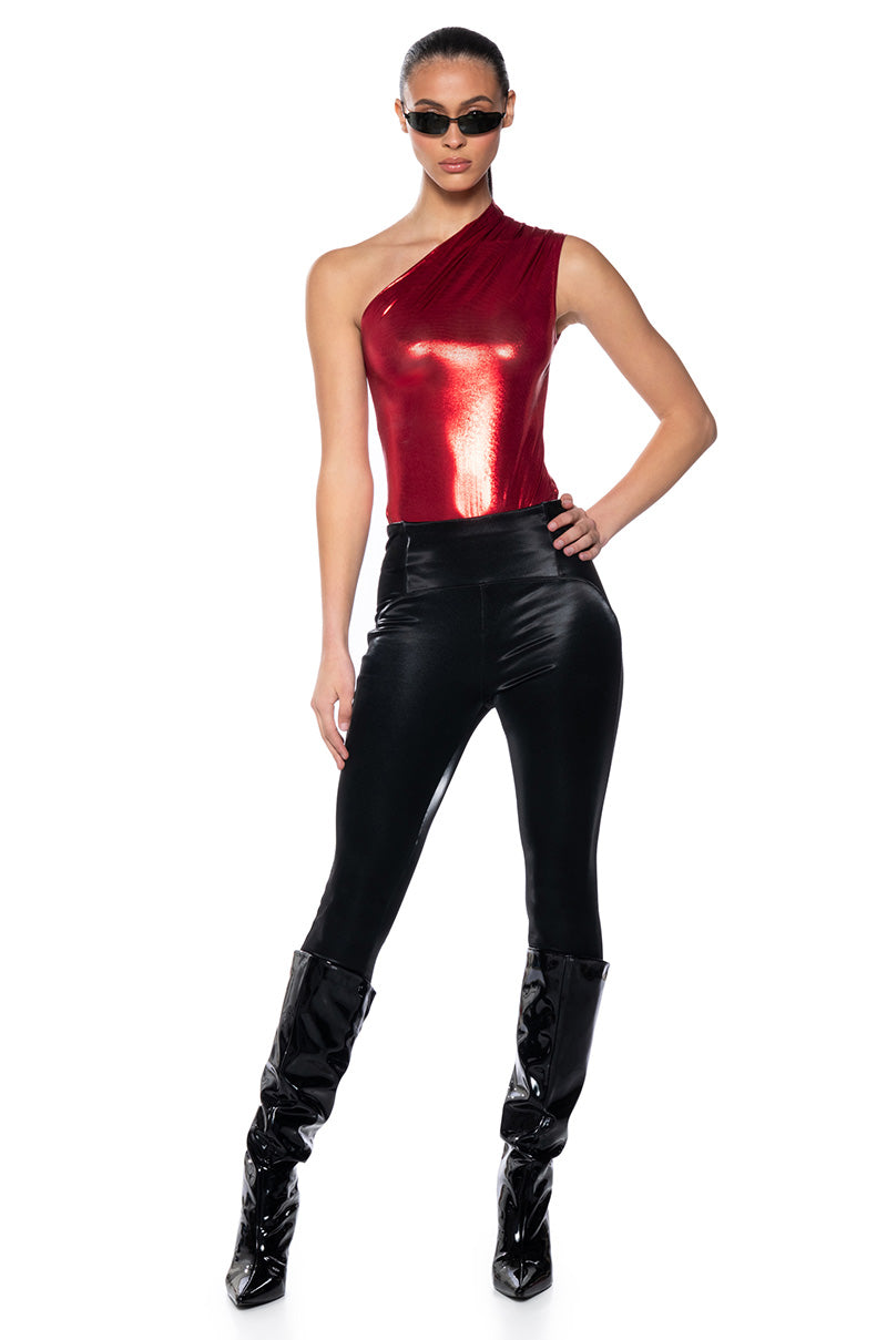 WILD CHILD METALLIC BODYSUIT