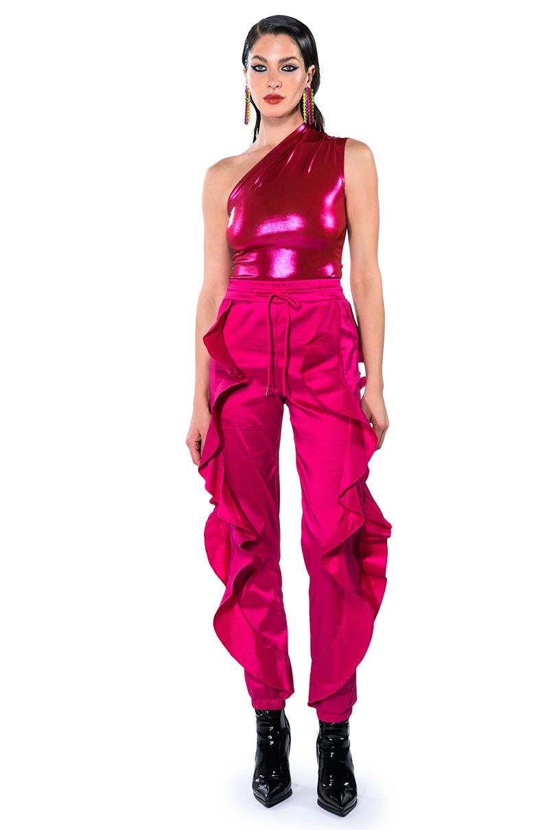 WILD CHILD METALLIC BODYSUIT