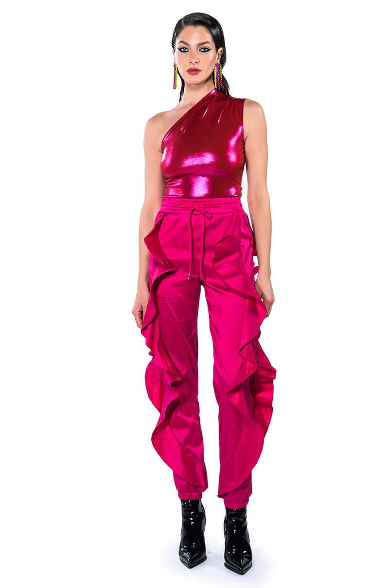 WILD CHILD METALLIC BODYSUIT