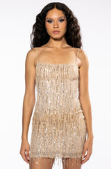 WILD ONE OPEN BACK MINI DRESS