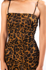 WILD SIDE MESH MAXI DRESS