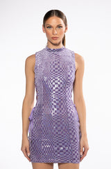 WILDEST DREAMS SIDE LACE UP MINI DRESS