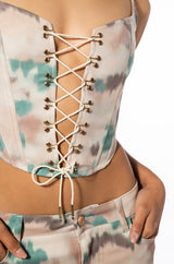 WILDFIRE LACE UP CORSET