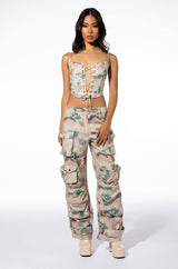 WILDFIRE LACE UP CORSET
