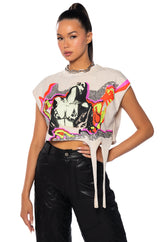 WILDIN OUT CUT OFF GRAFFITI TEE