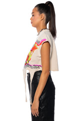 WILDIN OUT CUT OFF GRAFFITI TEE