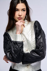 WIN AGAIN METALLIC BUTTON DOWN CARDIGAN
