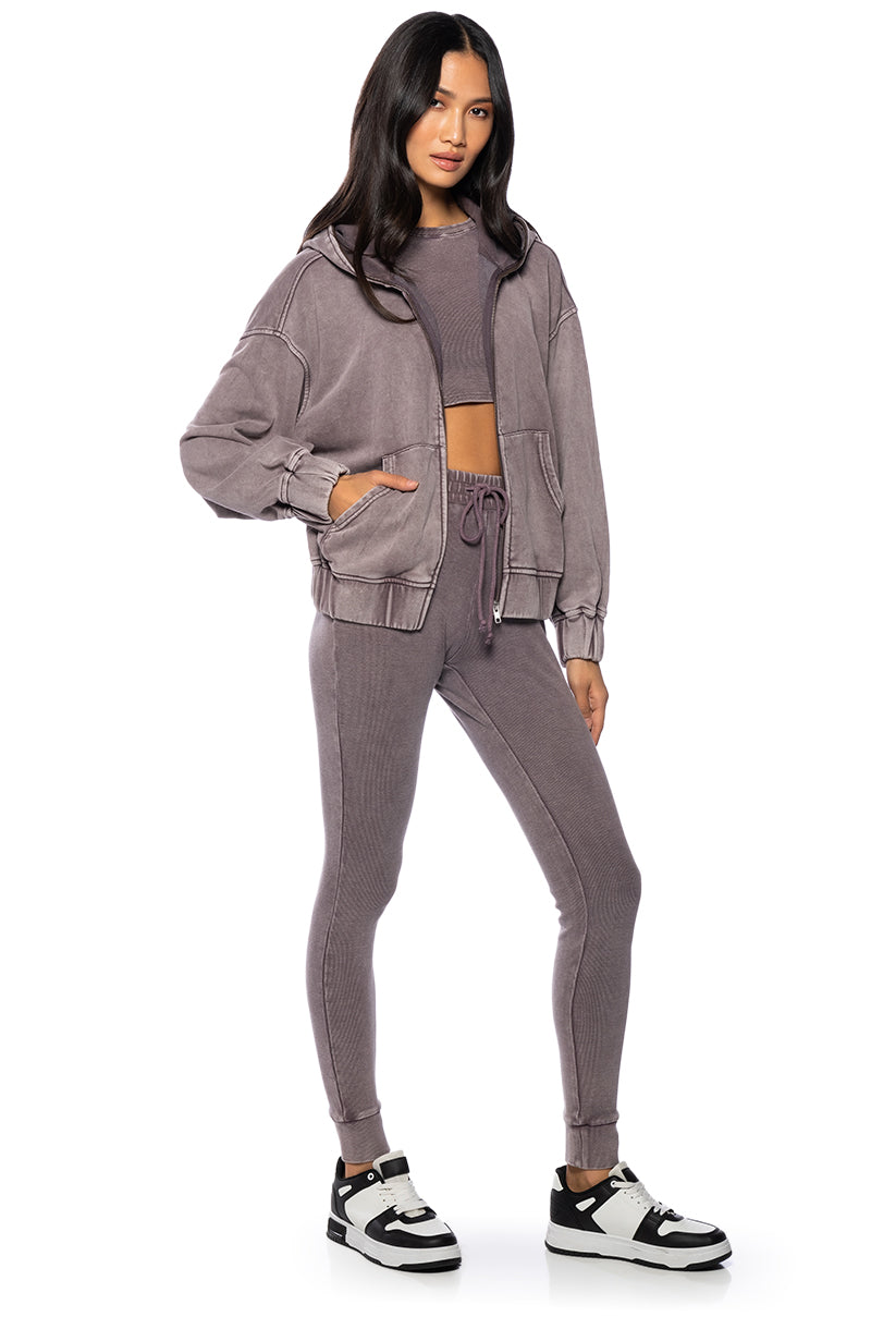 HURRICANE FULL LENGTH ZIP UP HOODIE