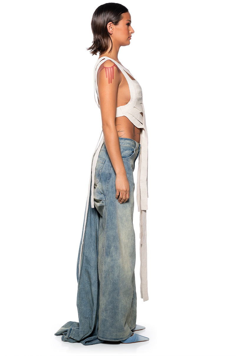 WINNIE SLEEVELESS KNIT TOP
