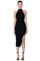 WINNING LOOK LACE DETAIL MIDI DRESS