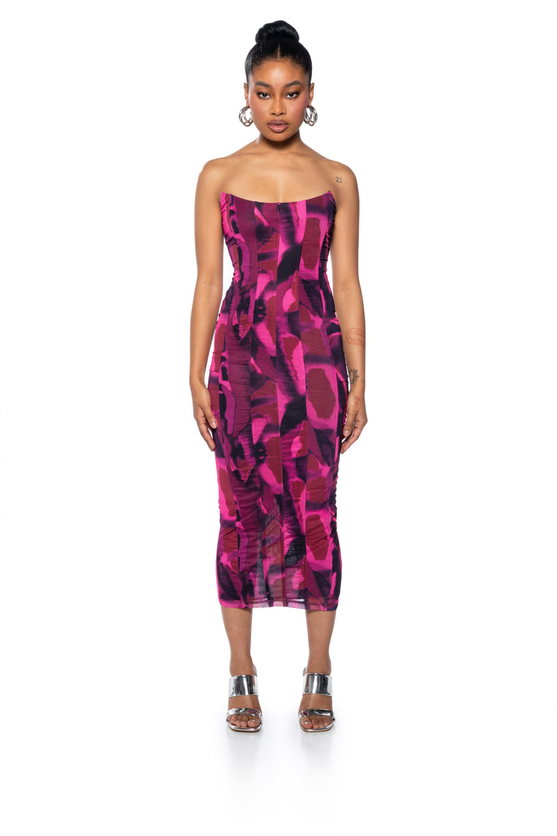 WISHING ON A DREAM MESH MAXI DRESS