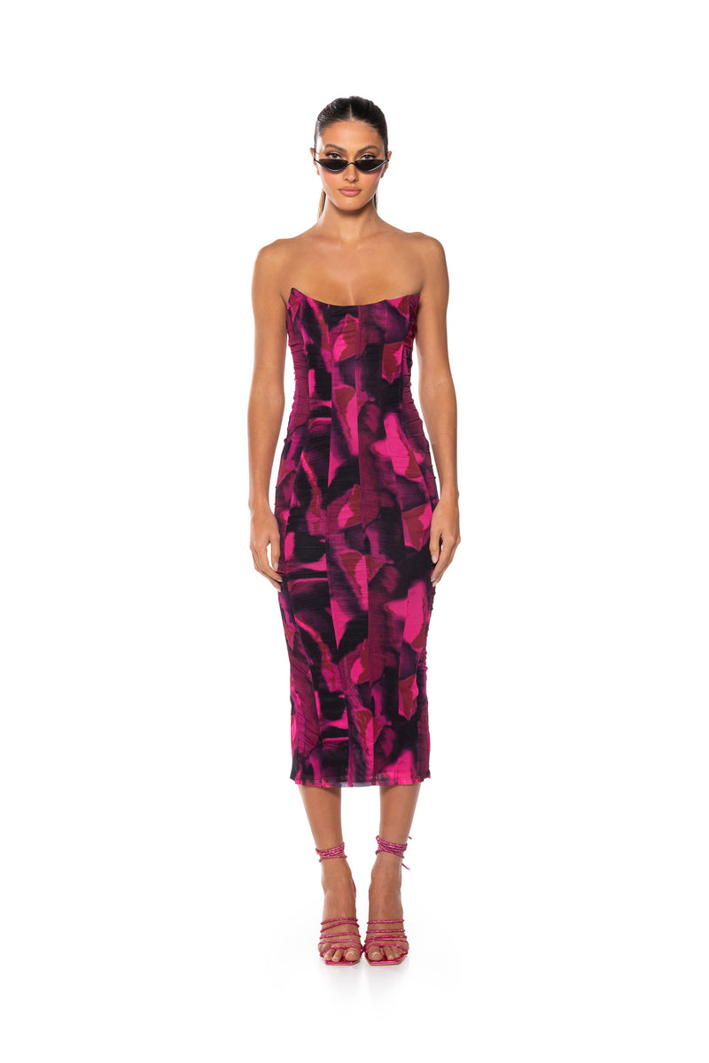 WISHING ON A DREAM MESH MAXI DRESS