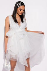 WOKE UP LIKE THIS MINI TULLE DRESS