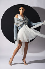WOKE UP LIKE THIS MINI TULLE DRESS