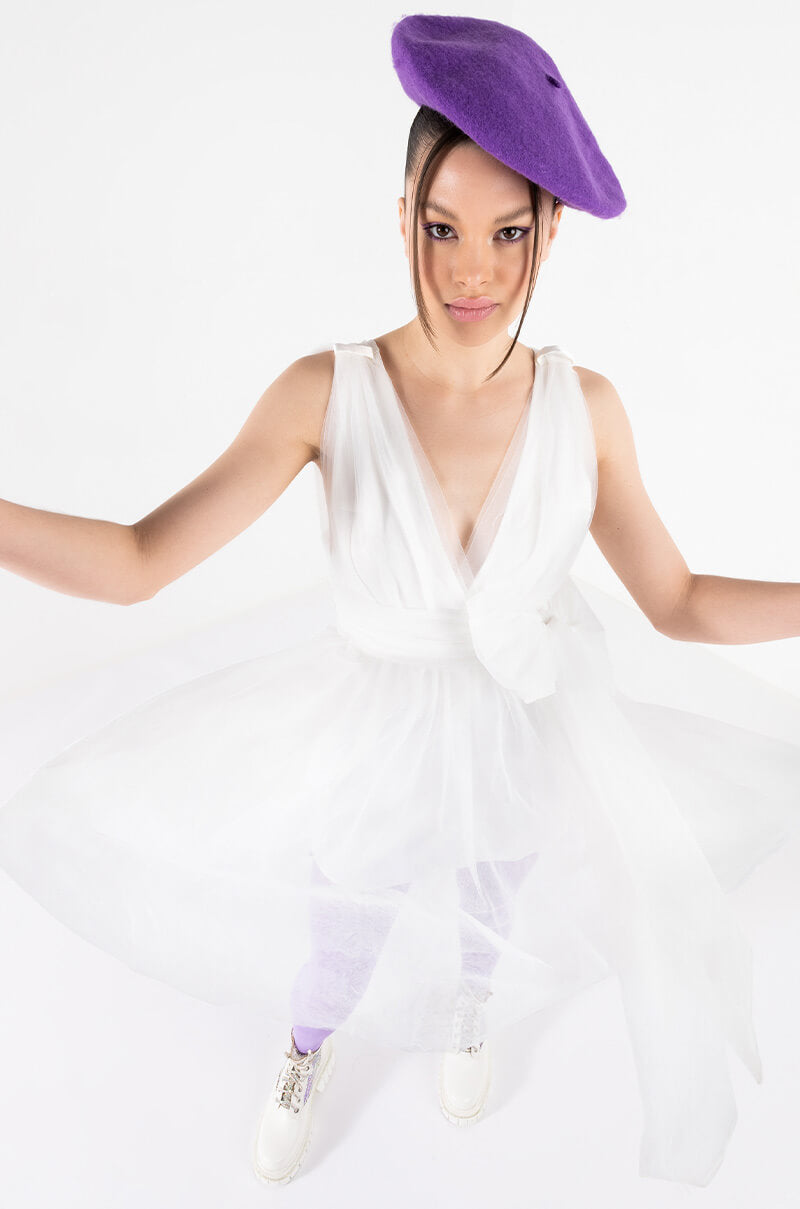 WOKE UP LIKE THIS MINI TULLE DRESS