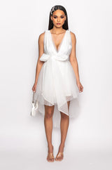 WOKE UP LIKE THIS MINI TULLE DRESS