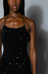 WONDERLAND SEQUIN MAXI DRESS