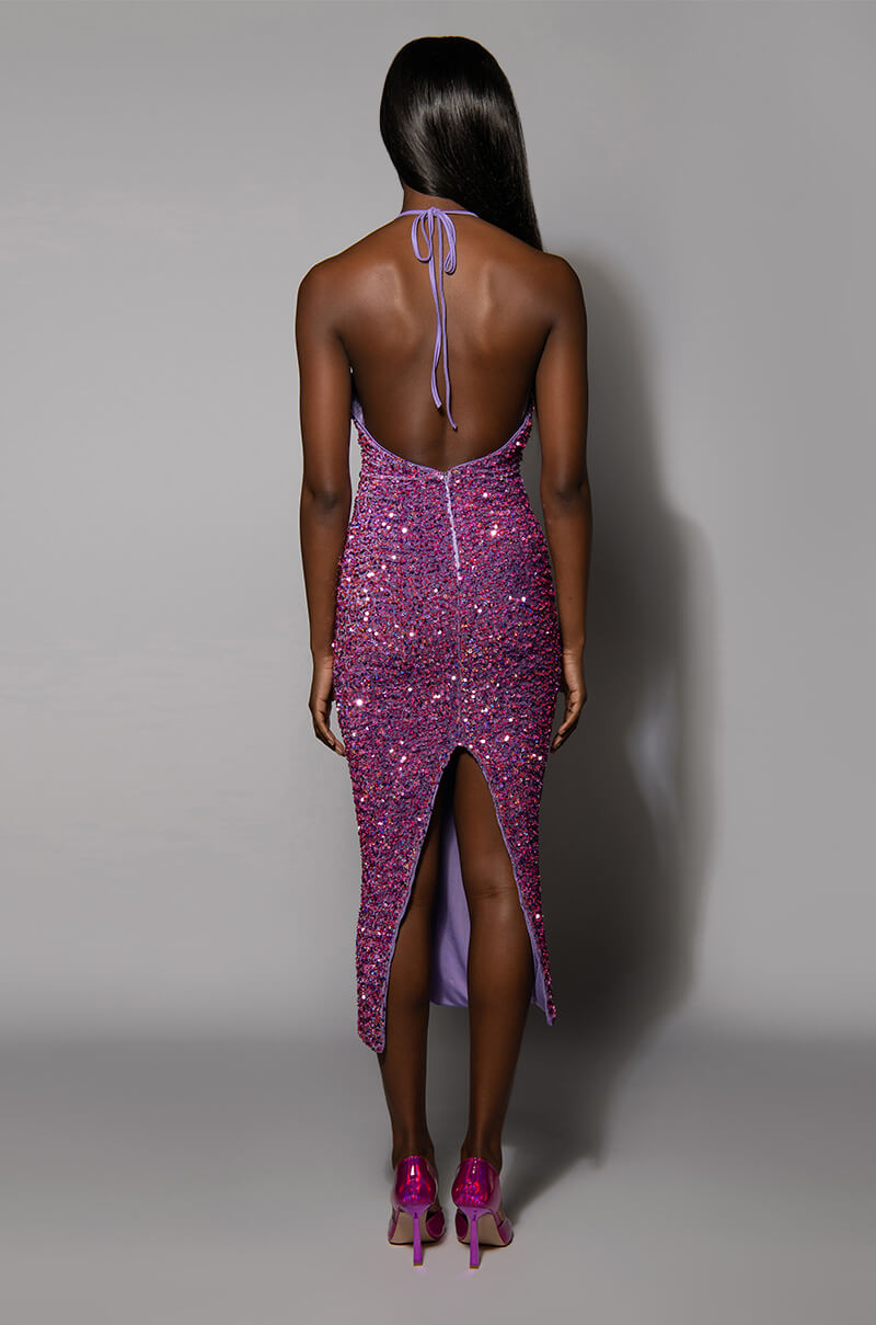 WONDERLAND SEQUIN MAXI DRESS