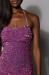 WONDERLAND SEQUIN MAXI DRESS