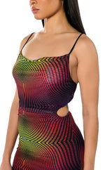 WORTH EVERYTHING PRINTED MINI DRESS