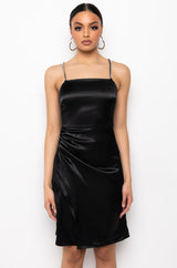 WRAP IT UP SATIN MAXI DRESS