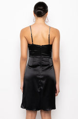 WRAP IT UP SATIN MAXI DRESS