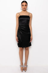 WRAP IT UP SATIN MAXI DRESS