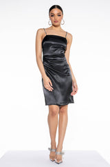 WRAP IT UP SATIN MAXI DRESS