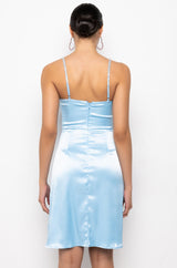 WRAP IT UP SATIN MAXI DRESS