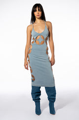 DIAMOND CUT OUT DRESS