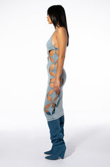 DIAMOND CUT OUT DRESS