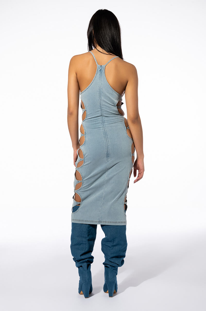 DIAMOND CUT OUT DRESS